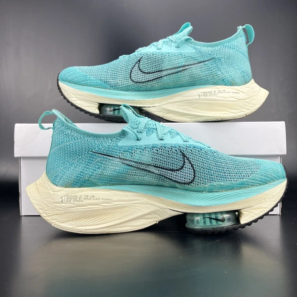 Nike Air Zoom Alphafly Next% - Women's Size 8.5 'Aqua Green' (CZ1514-300)